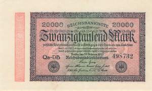 20000 Mark 1923 ro.84b DB